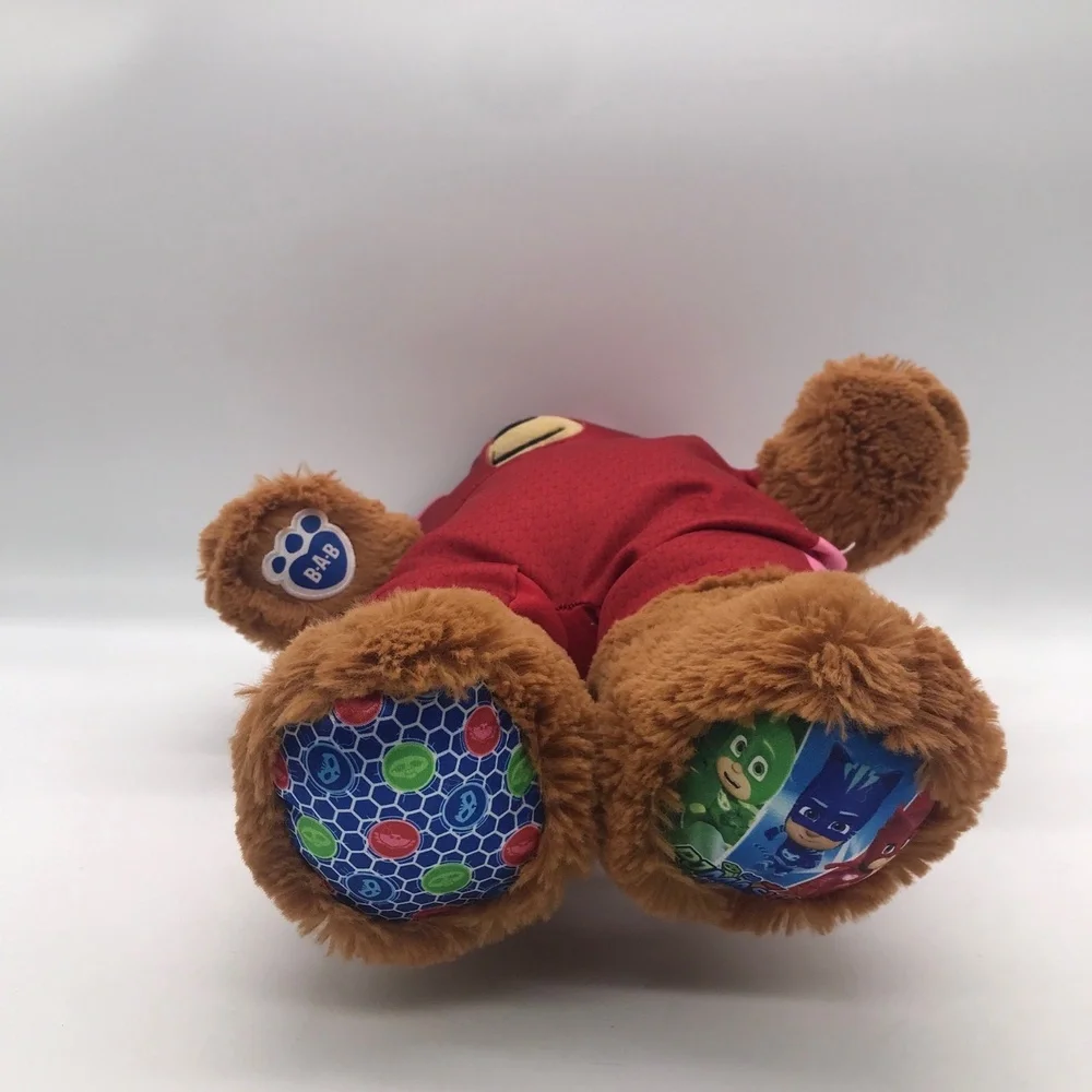 Build-A-Bear Workshop PJ Masks Owlette Bear Brown Red 17 IN Plush Stuffed Animal